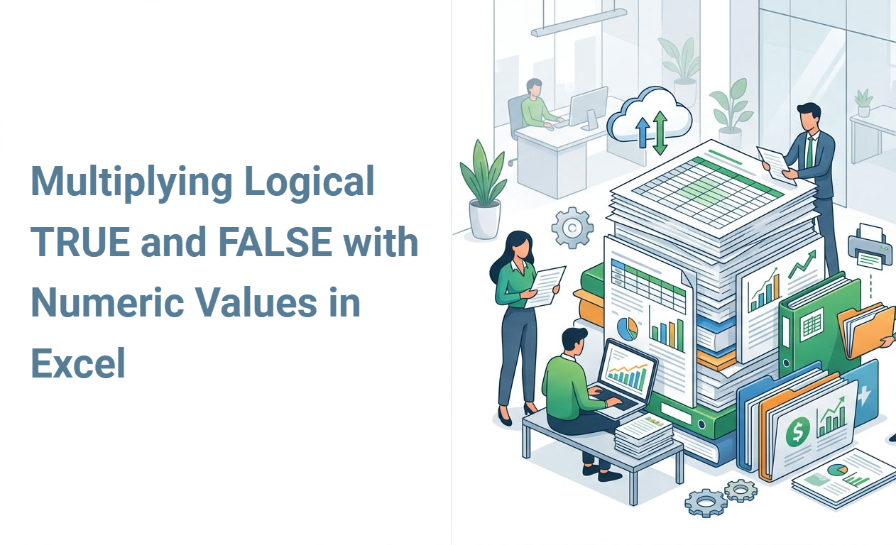 Multiplying Logical TRUE and FALSE with Numeric Values in Excel