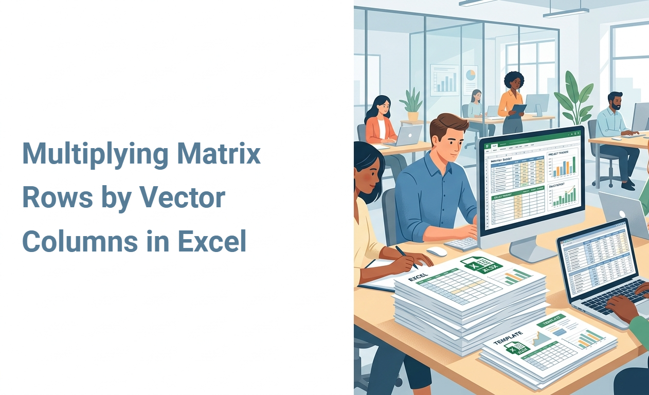 Multiplying Matrix Rows by Vector Columns in Excel