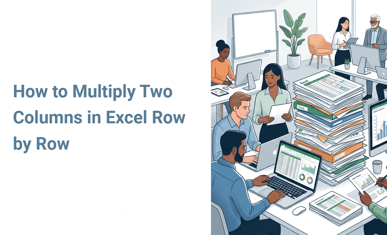 How to Multiply Two Columns in Excel Row by Row