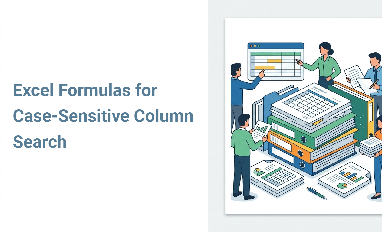 Excel Formulas for Case-Sensitive Column Search