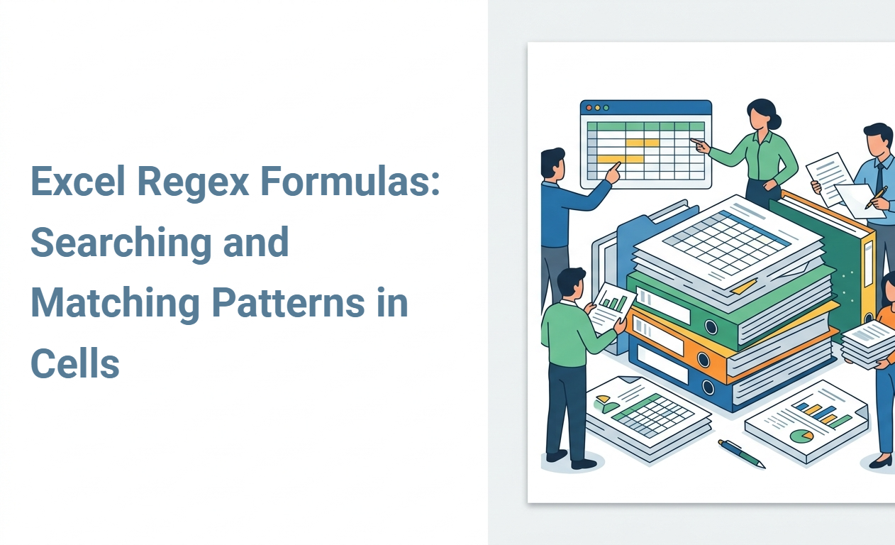 Excel Regex Formulas: Searching and Matching Patterns in Cells