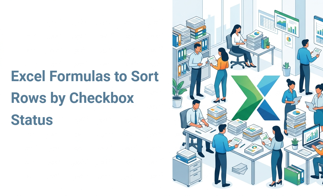 Excel Formulas to Sort Rows by Checkbox Status