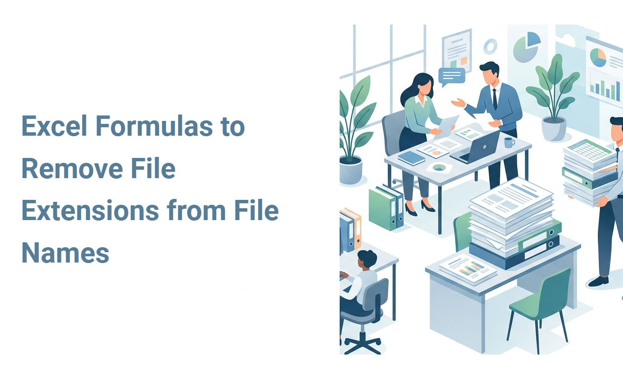 Excel Formulas to Remove File Extensions from File Names