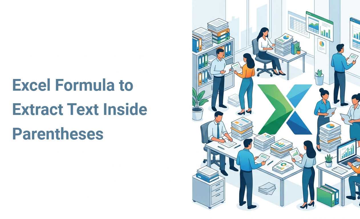 Excel Formula to Extract Text Inside Parentheses