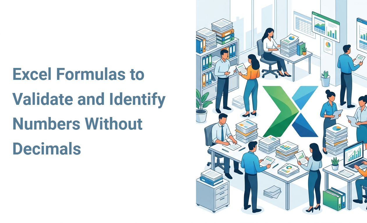 Excel Formulas to Validate and Identify Numbers Without Decimals