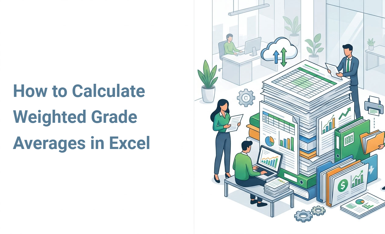 How to Calculate Weighted Grade Averages in Excel
