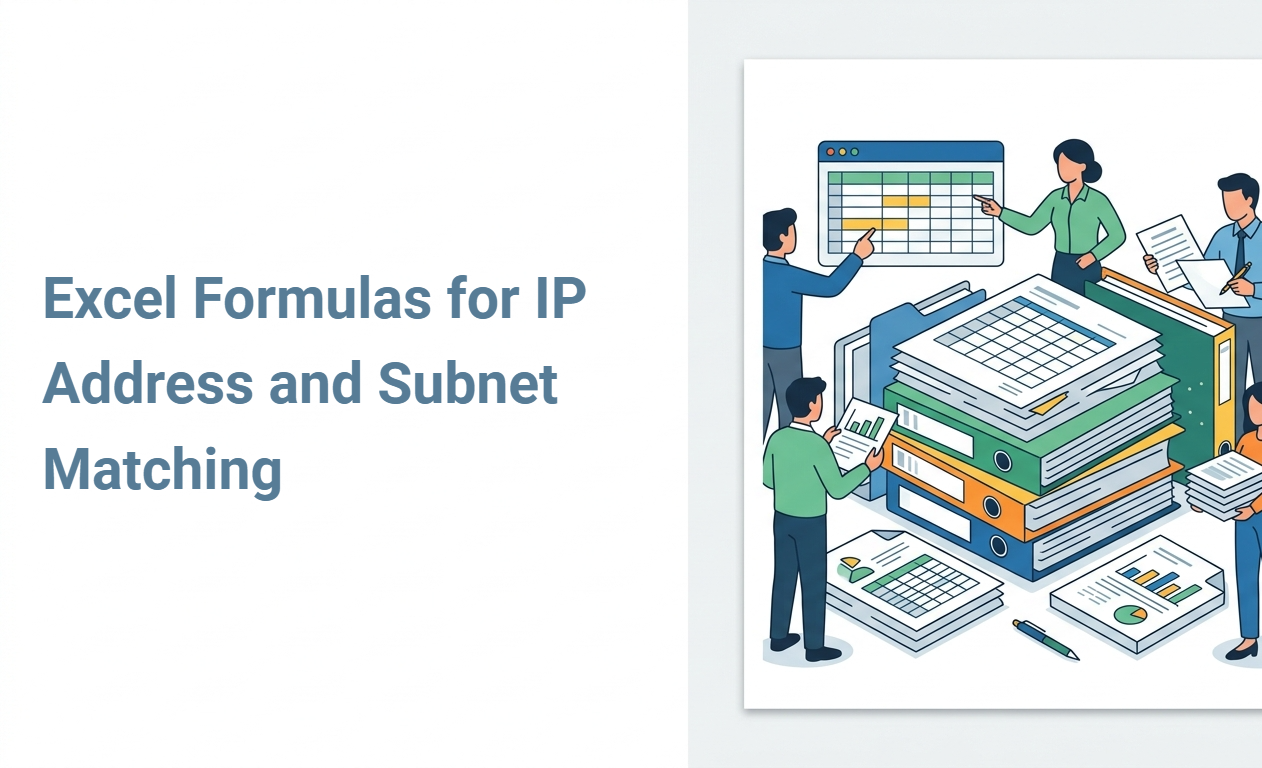 Excel Formulas for IP Address and Subnet Matching