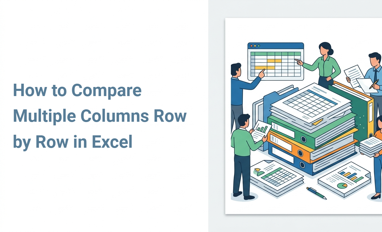 How to Compare Multiple Columns Row by Row in Excel