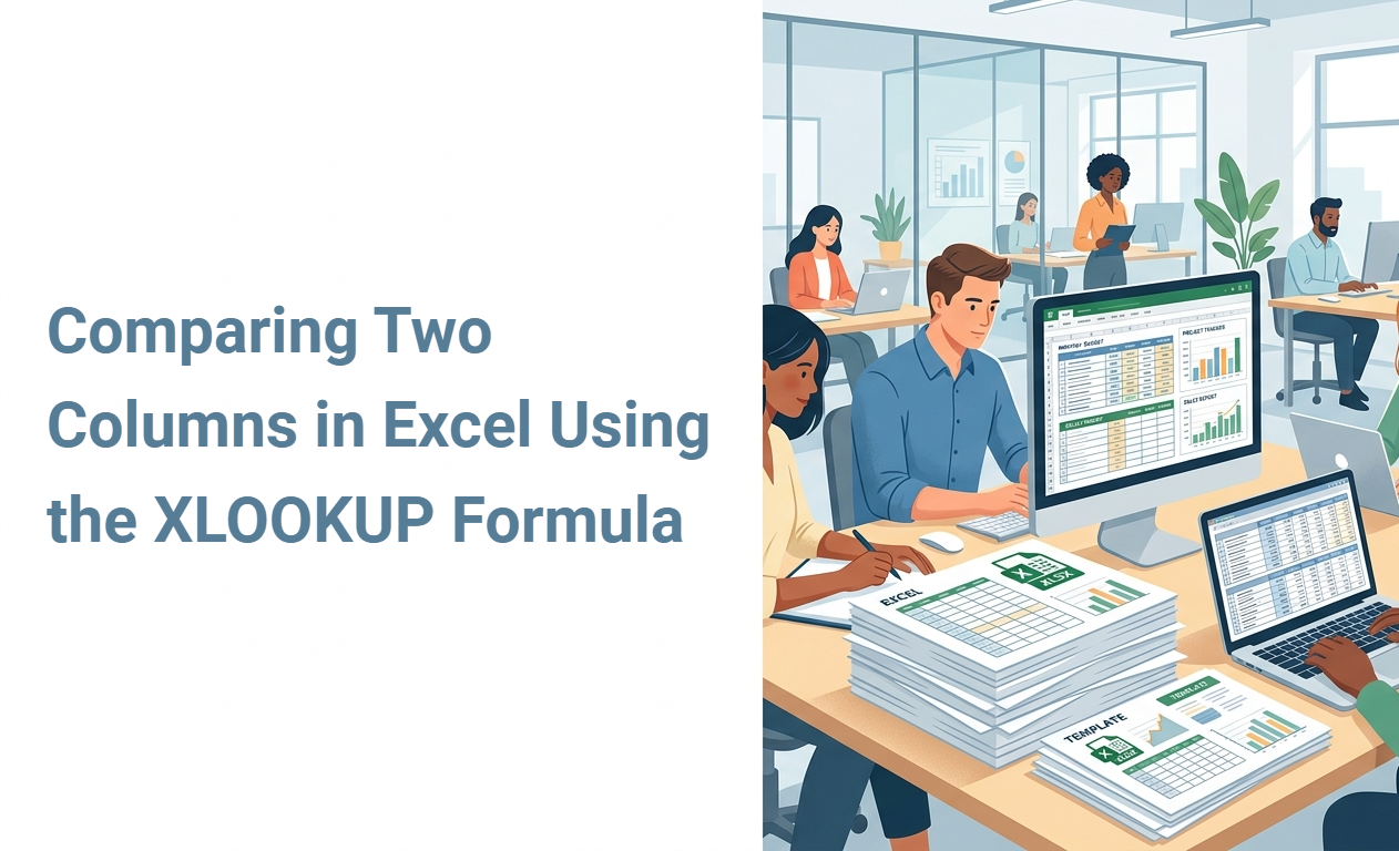 Comparing Two Columns in Excel Using the XLOOKUP Formula