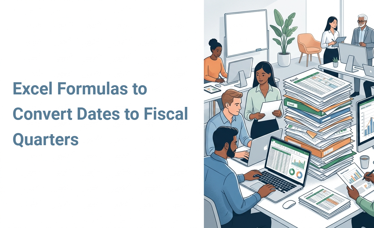 Excel Formulas to Convert Dates to Fiscal Quarters