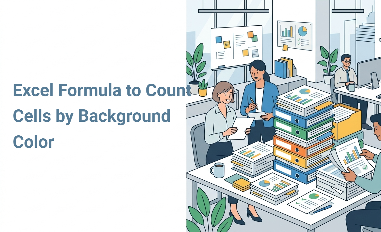 Excel Formula to Count Cells by Background Color