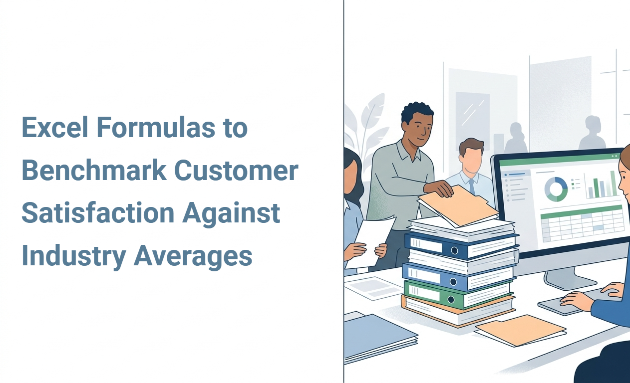 Excel Formulas to Benchmark Customer Satisfaction Against Industry Averages