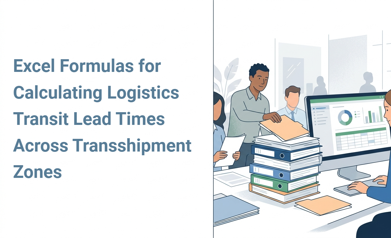 Excel Formulas for Calculating Logistics Transit Lead Times Across Transshipment Zones