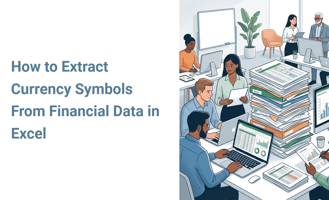 How to Extract Currency Symbols From Financial Data in Excel