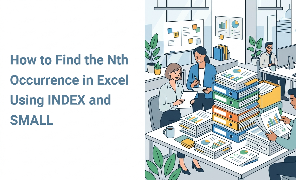 How to Find the Nth Occurrence in Excel Using INDEX and SMALL