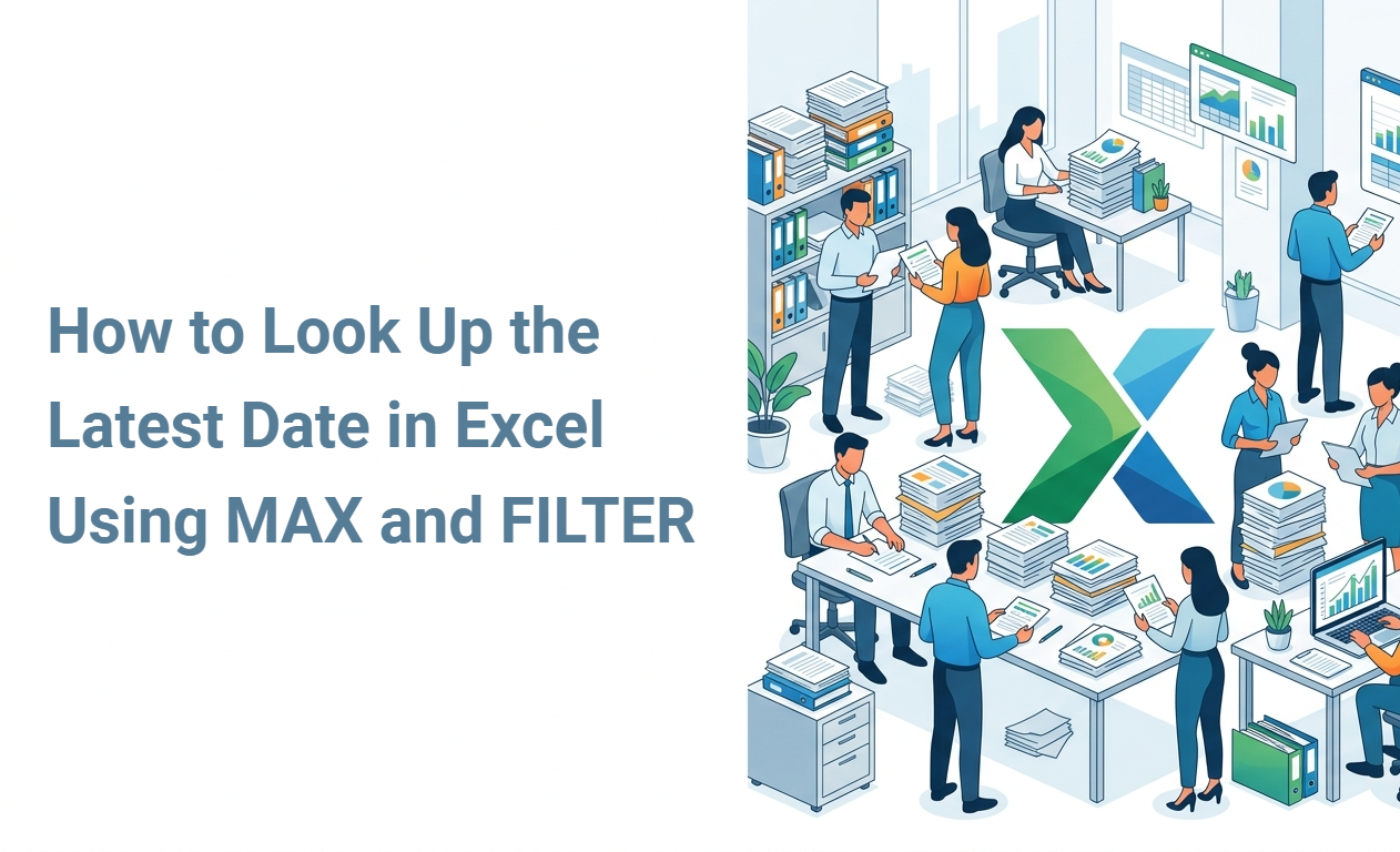 How to Look Up the Latest Date in Excel Using MAX and FILTER