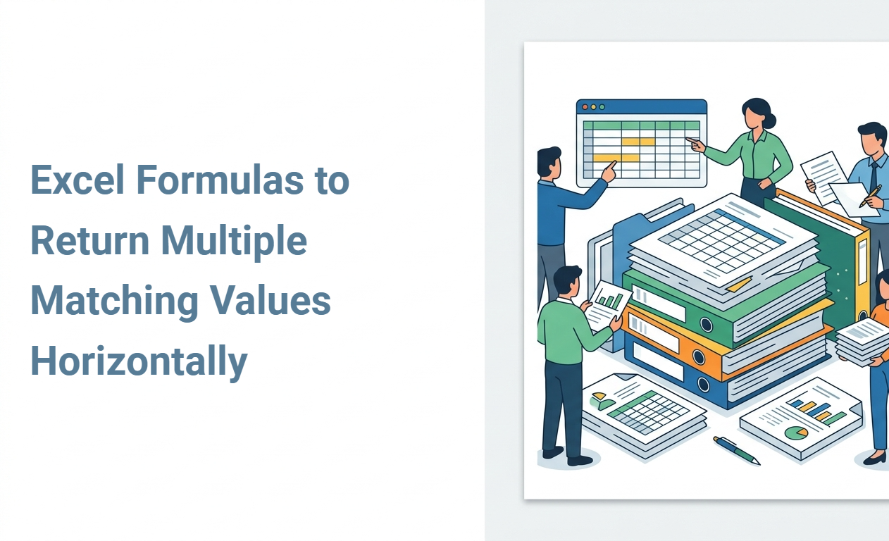 Excel Formulas to Return Multiple Matching Values Horizontally