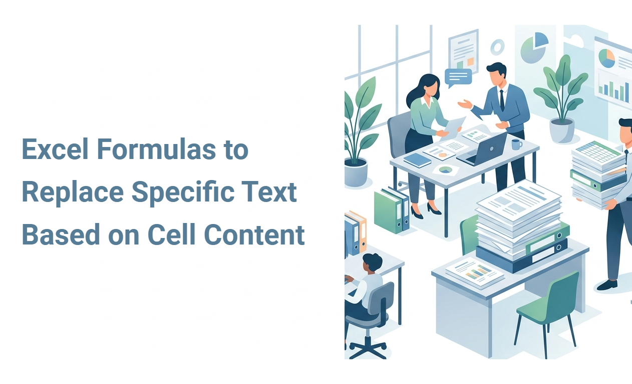 Excel Formulas to Replace Specific Text Based on Cell Content
