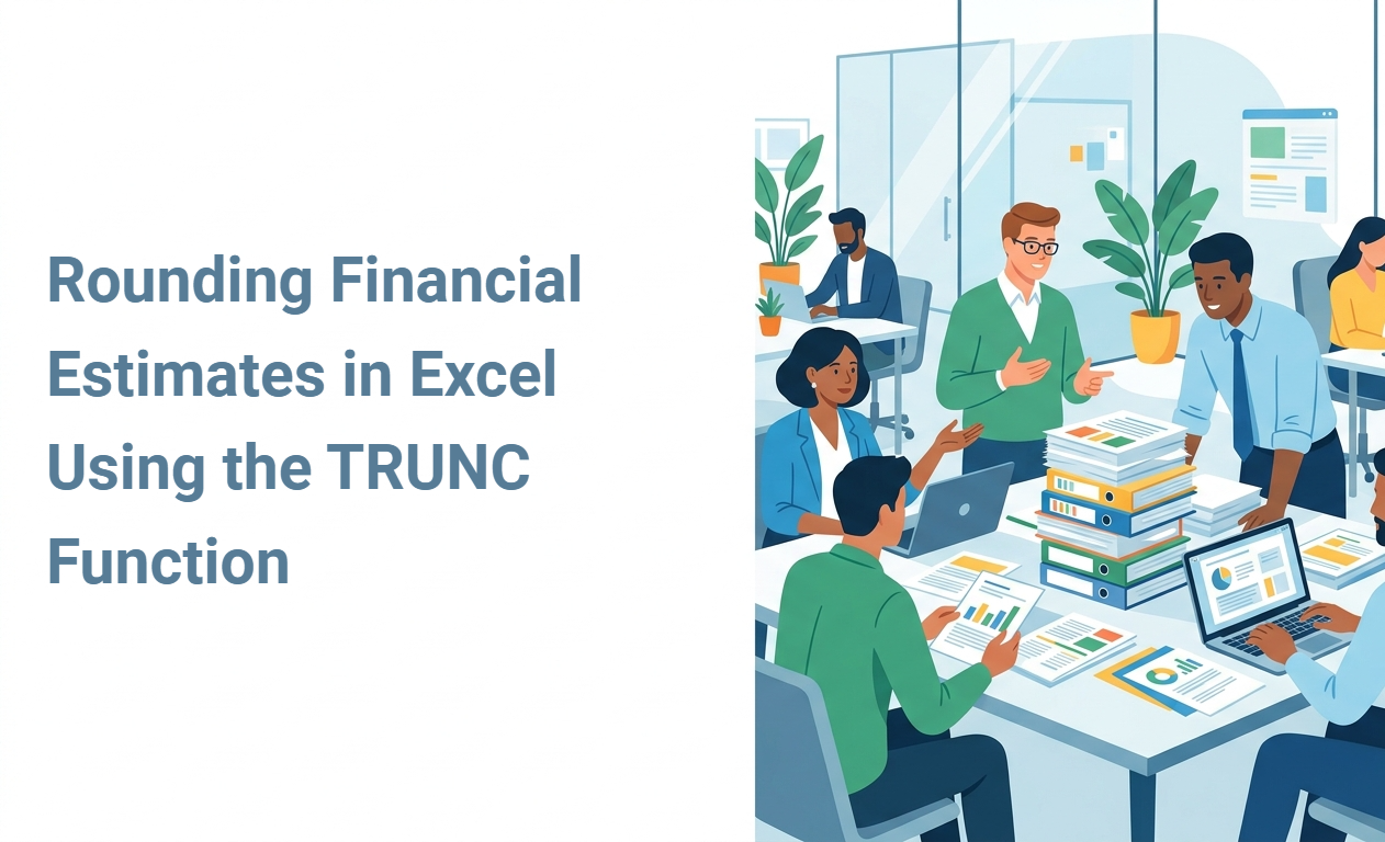 Rounding Financial Estimates in Excel Using the TRUNC Function