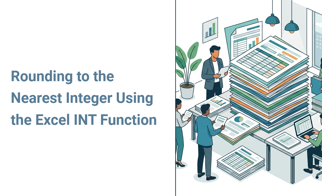 Rounding to the Nearest Integer Using the Excel INT Function
