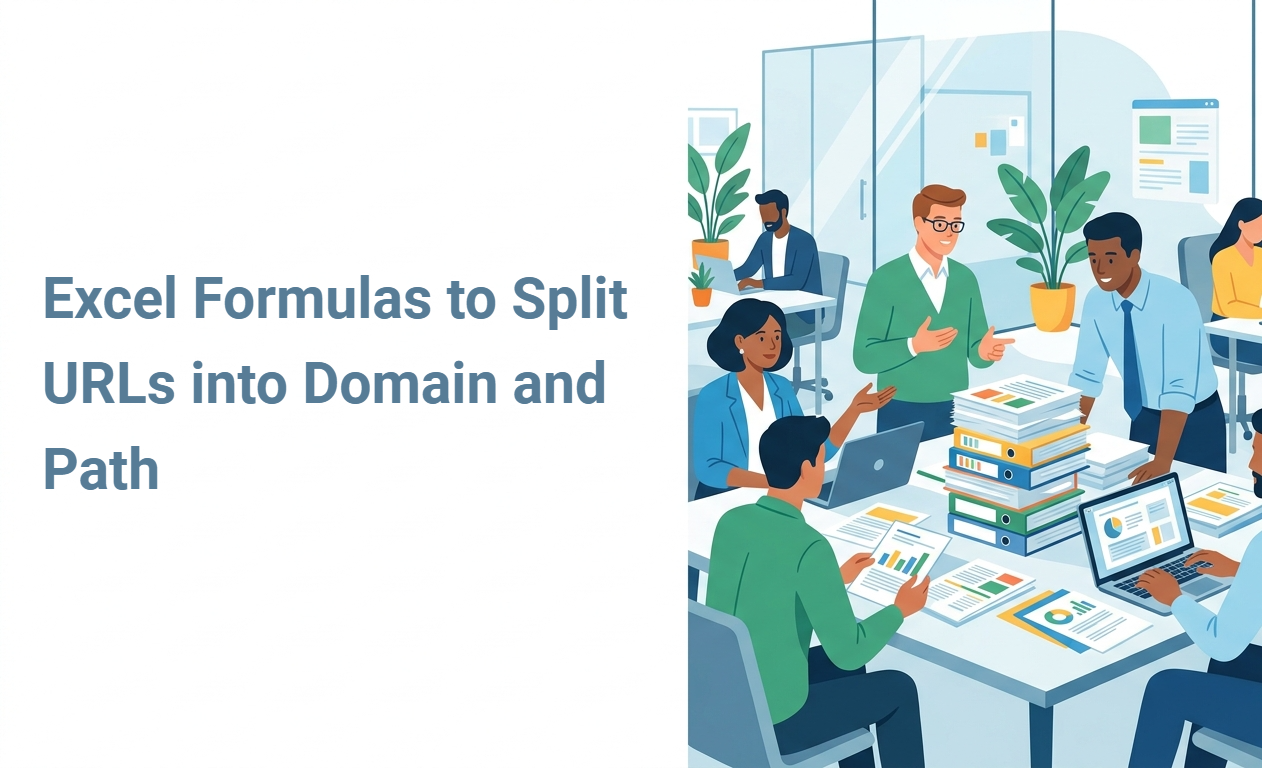 Excel Formulas to Split URLs into Domain and Path
