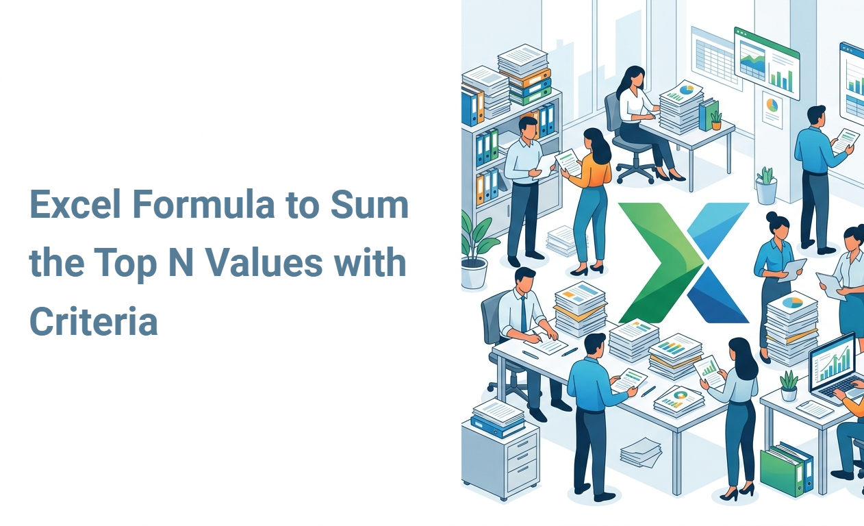 Excel Formula to Sum the Top N Values with Criteria