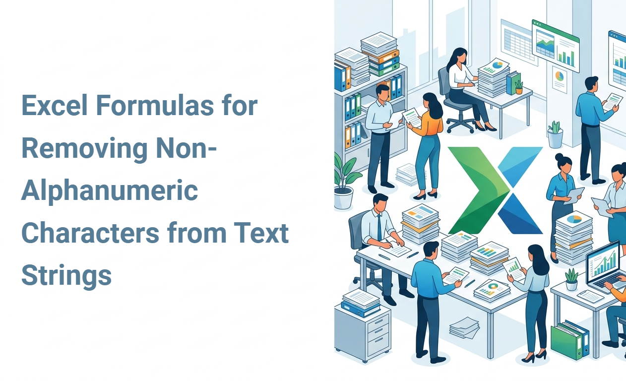Excel Formulas for Removing Non-Alphanumeric Characters from Text Strings