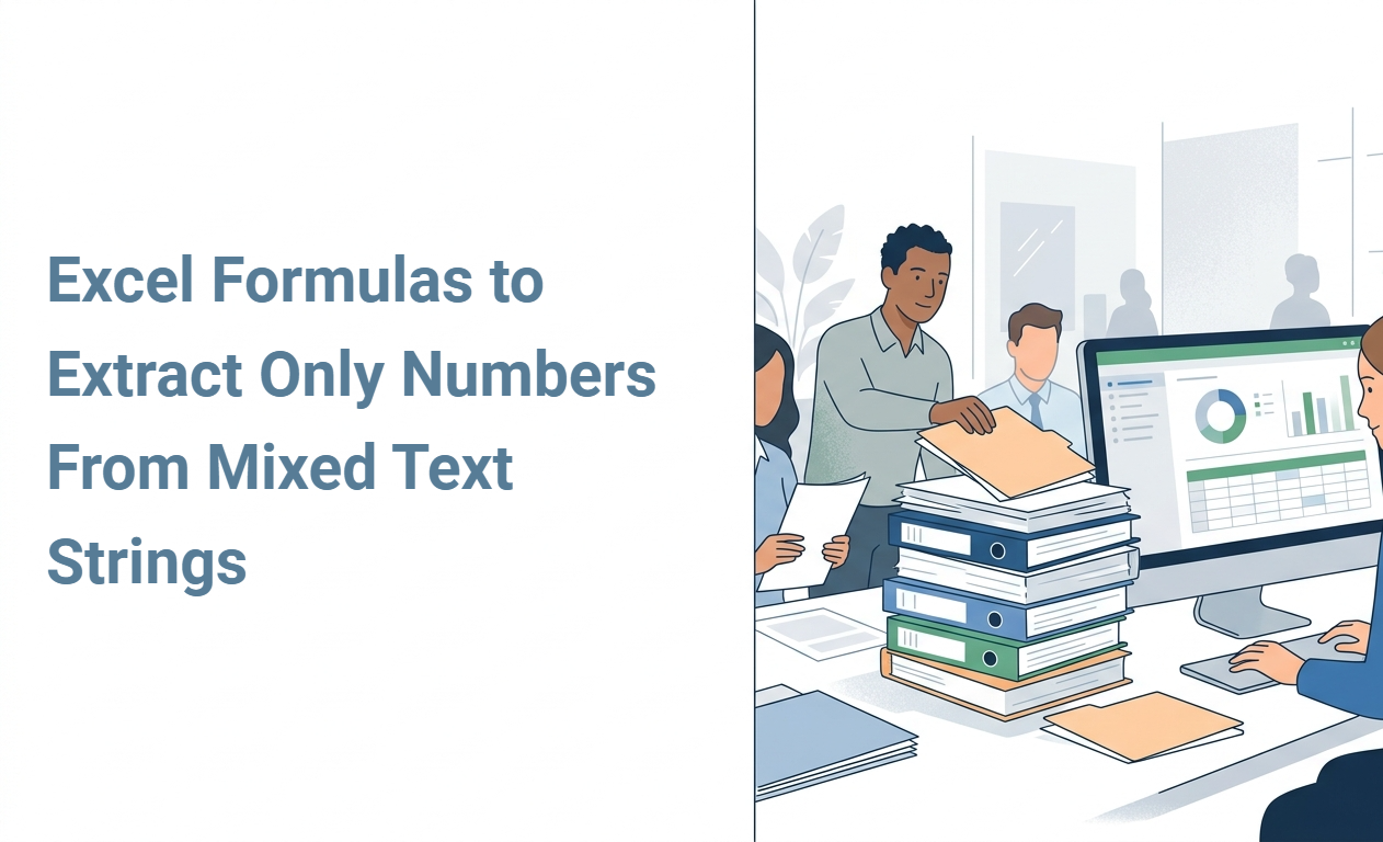 Excel Formulas to Extract Only Numbers From Mixed Text Strings