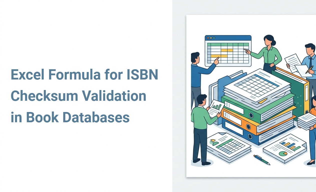 Excel Formula for ISBN Checksum Validation in Book Databases