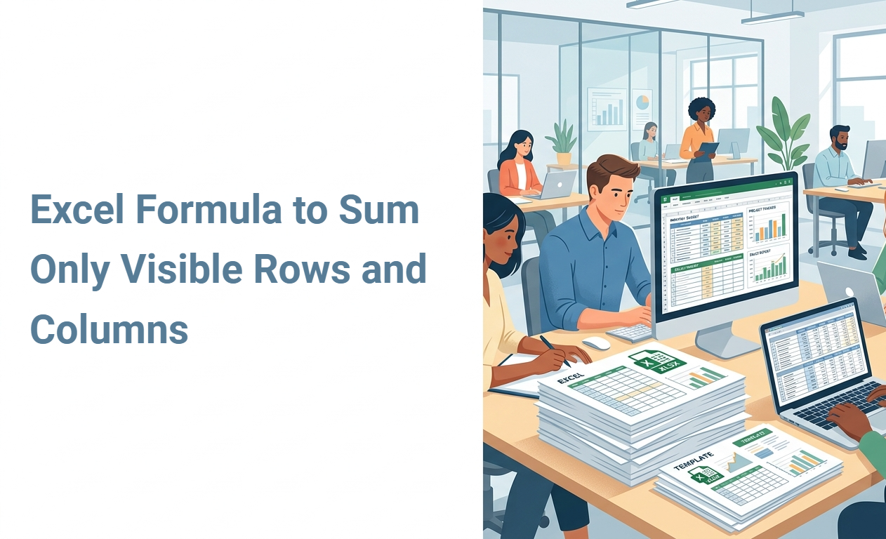 Excel Formula to Sum Only Visible Rows and Columns