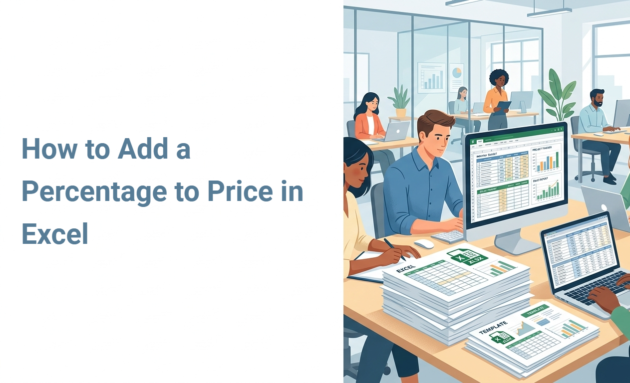 How to Add a Percentage to Price in Excel