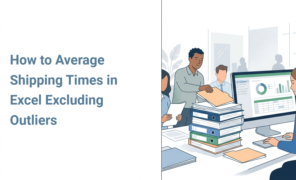 How to Average Shipping Times in Excel Excluding Outliers