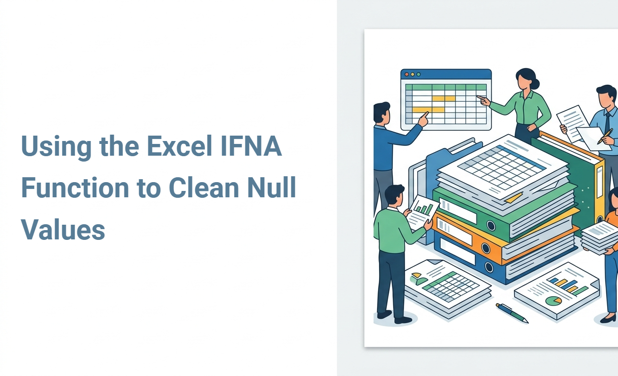 Using the Excel IFNA Function to Clean Null Values