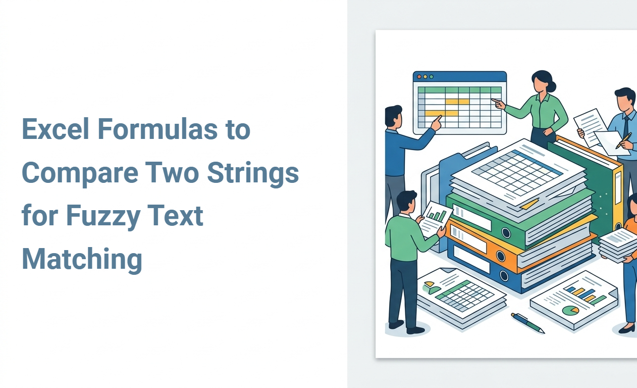 Excel Formulas to Compare Two Strings for Fuzzy Text Matching