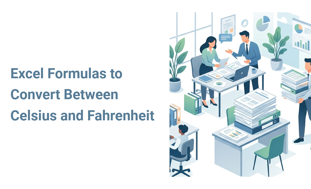 Excel Formulas to Convert Between Celsius and Fahrenheit