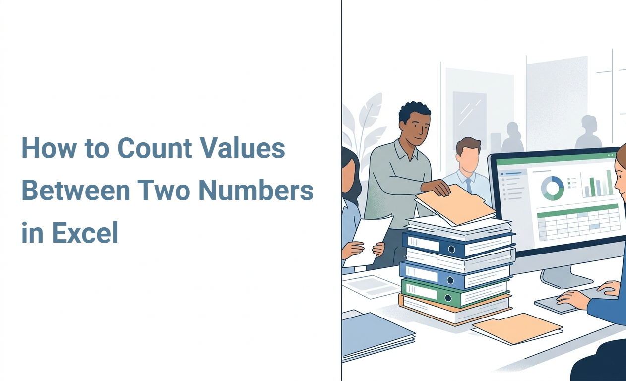 How to Count Values Between Two Numbers in Excel