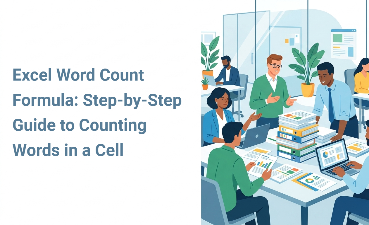 Excel Word Count Formula: Step-by-Step Guide to Counting Words in a Cell