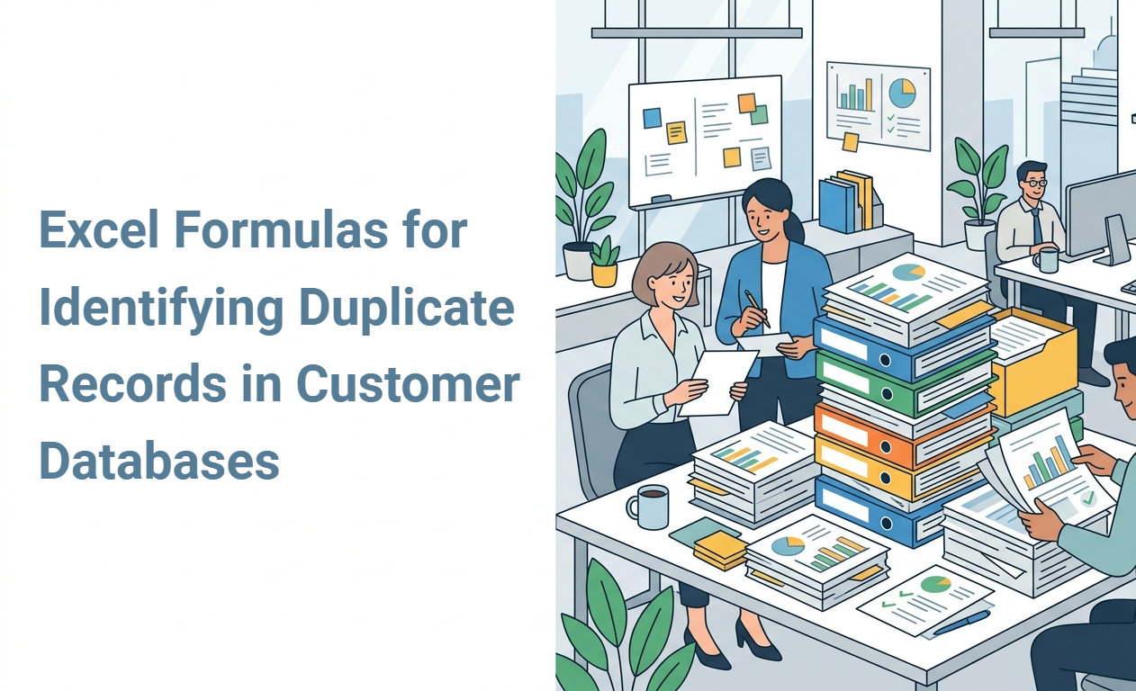 Excel Formulas for Identifying Duplicate Records in Customer Databases