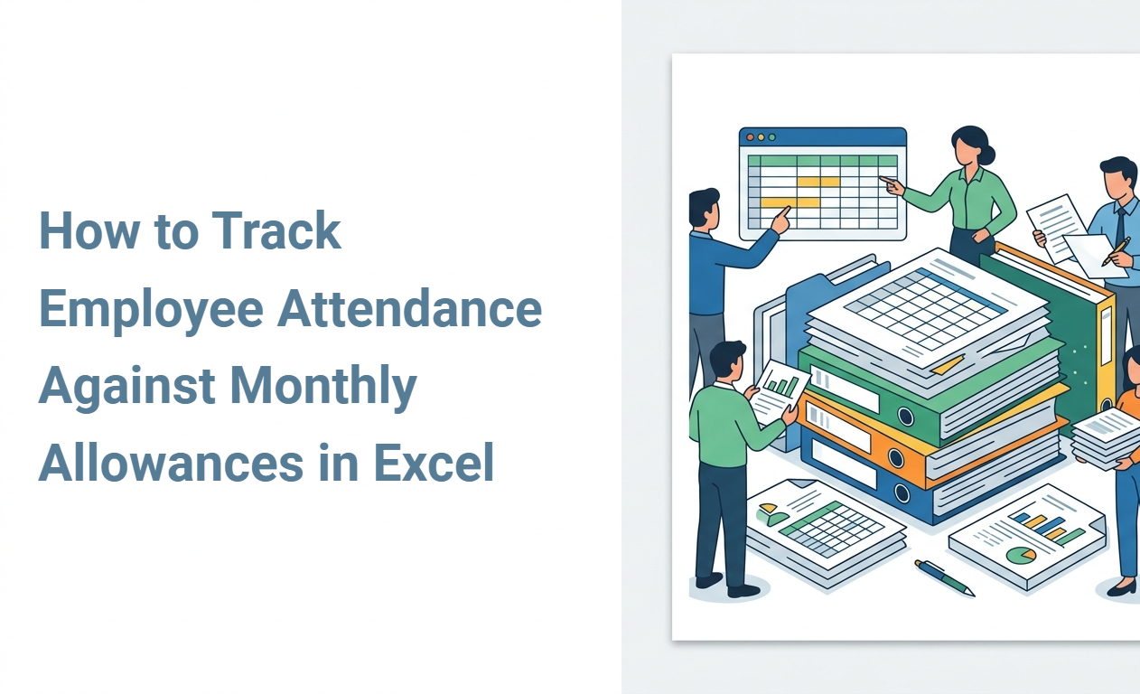 How to Track Employee Attendance Against Monthly Allowances in Excel
