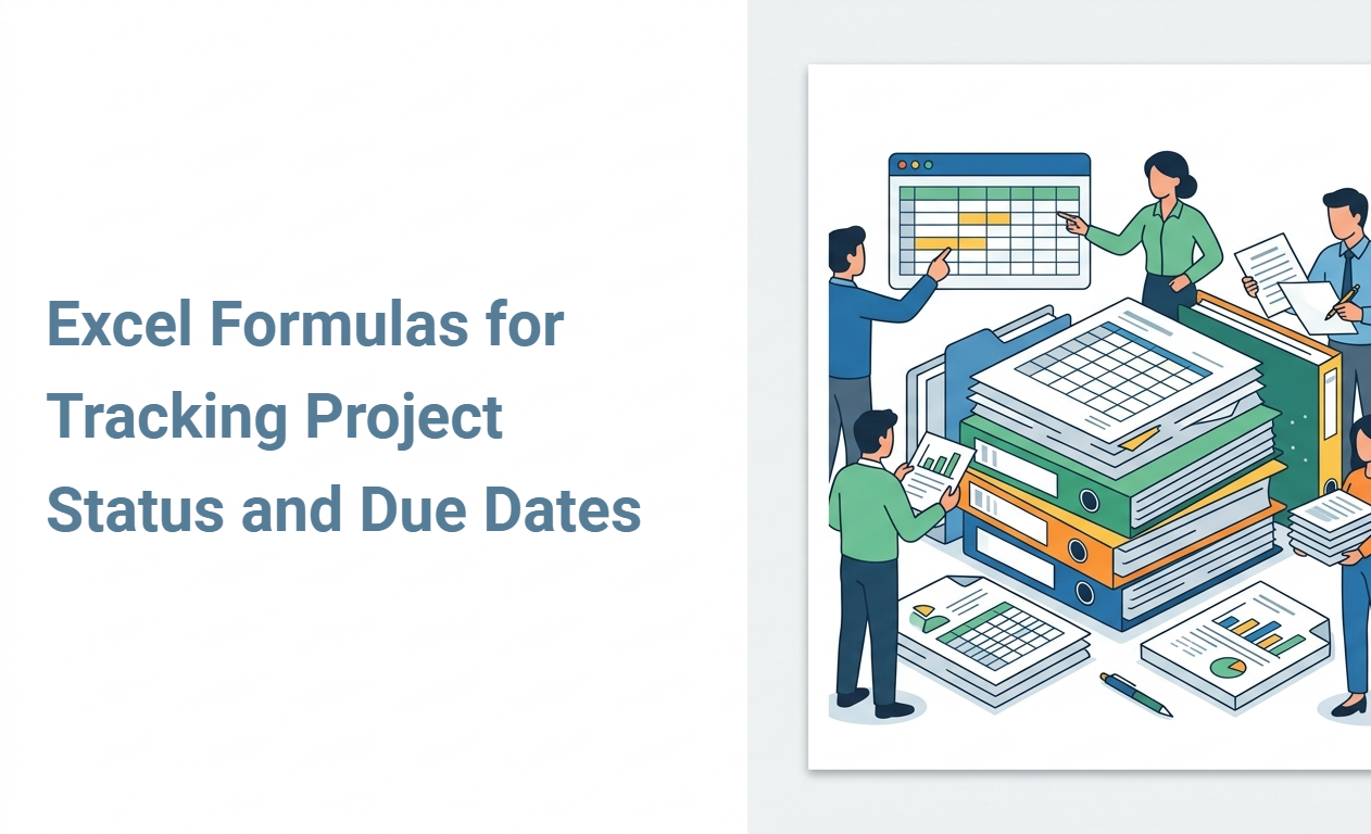 Excel Formulas for Tracking Project Status and Due Dates