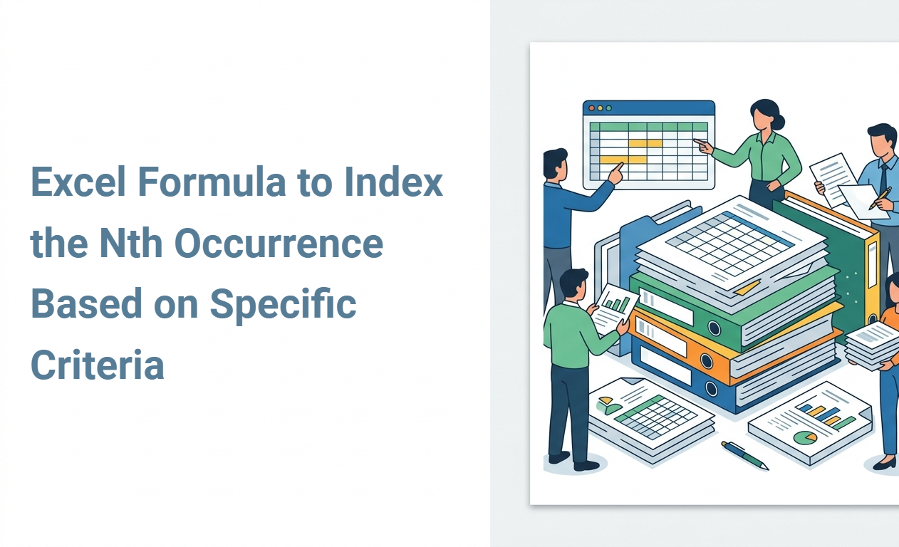 Excel Formula to Index the Nth Occurrence Based on Specific Criteria
