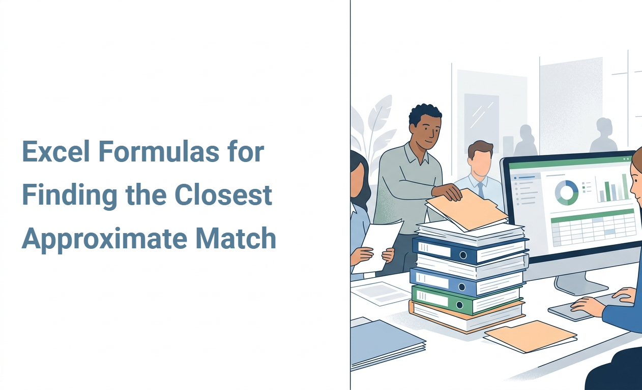 Excel Formulas for Finding the Closest Approximate Match