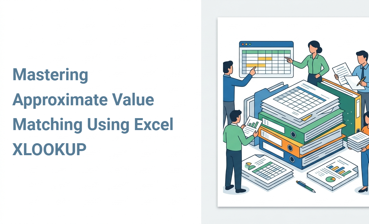 Mastering Approximate Value Matching Using Excel XLOOKUP