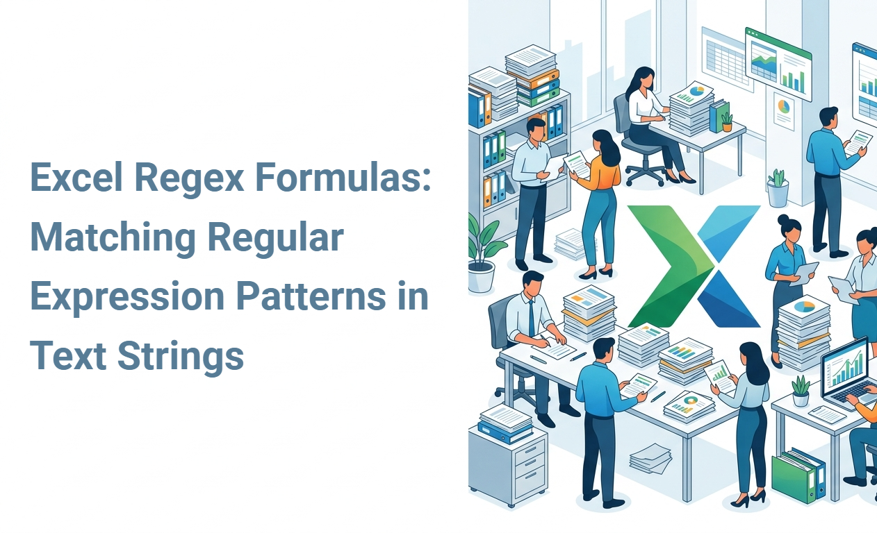 Excel Regex Formulas: Matching Regular Expression Patterns in Text Strings