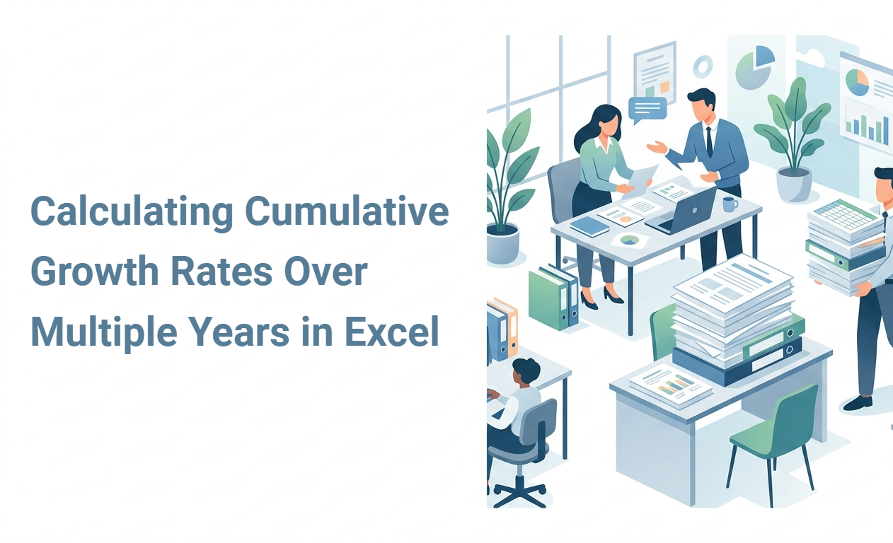 Calculating Cumulative Growth Rates Over Multiple Years in Excel
