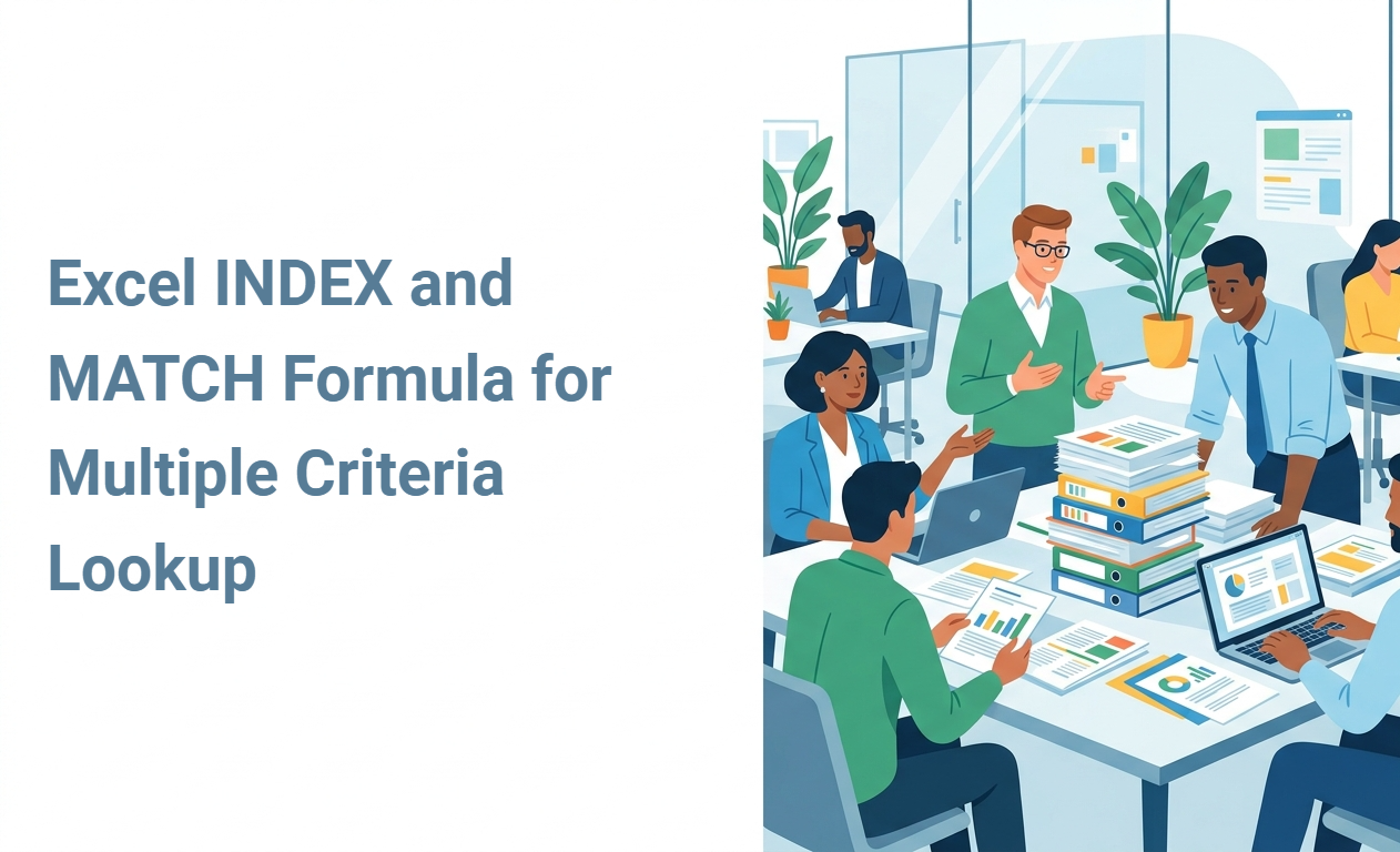 Excel INDEX and MATCH Formula for Multiple Criteria Lookup