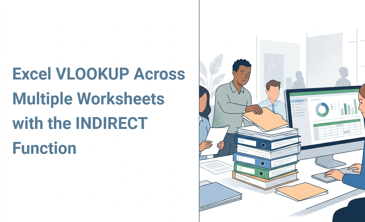 Excel VLOOKUP Across Multiple Worksheets with the INDIRECT Function