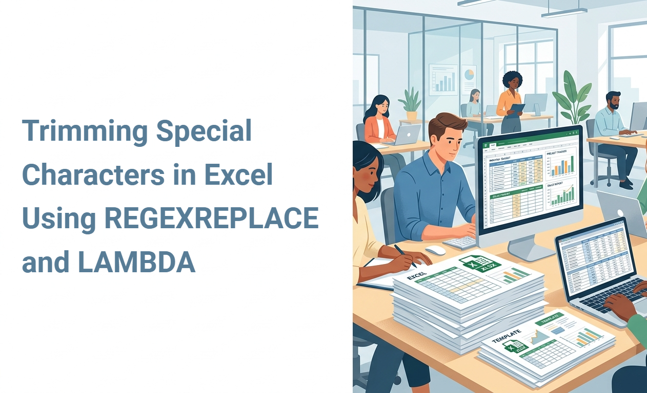 Trimming Special Characters in Excel Using REGEXREPLACE and LAMBDA