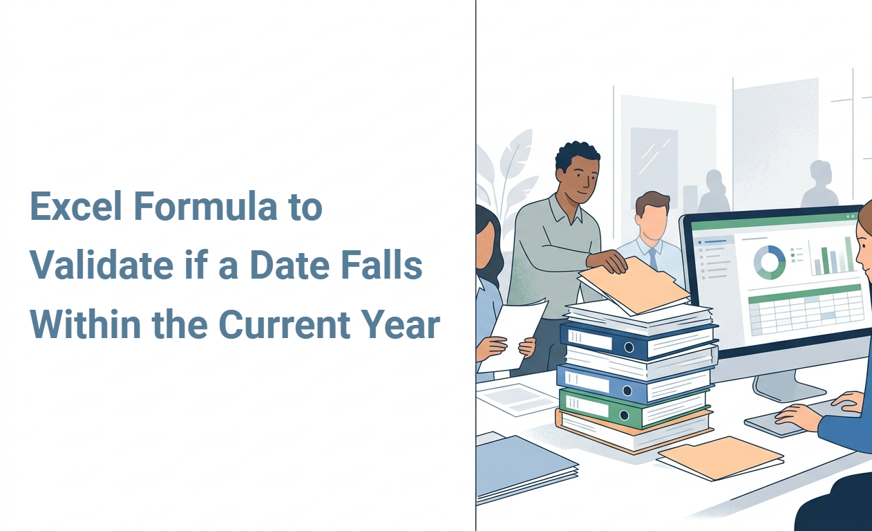 Excel Formula to Validate if a Date Falls Within the Current Year