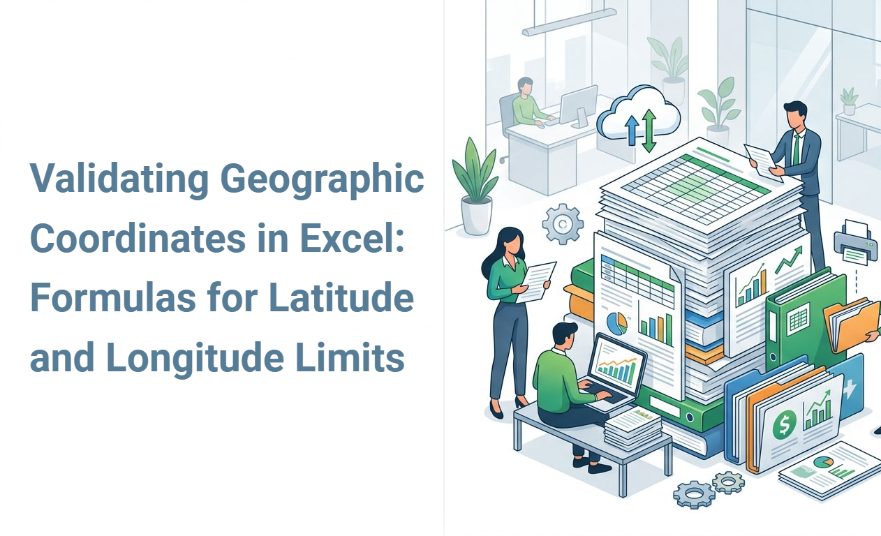 Validating Geographic Coordinates in Excel: Formulas for Latitude and Longitude Limits